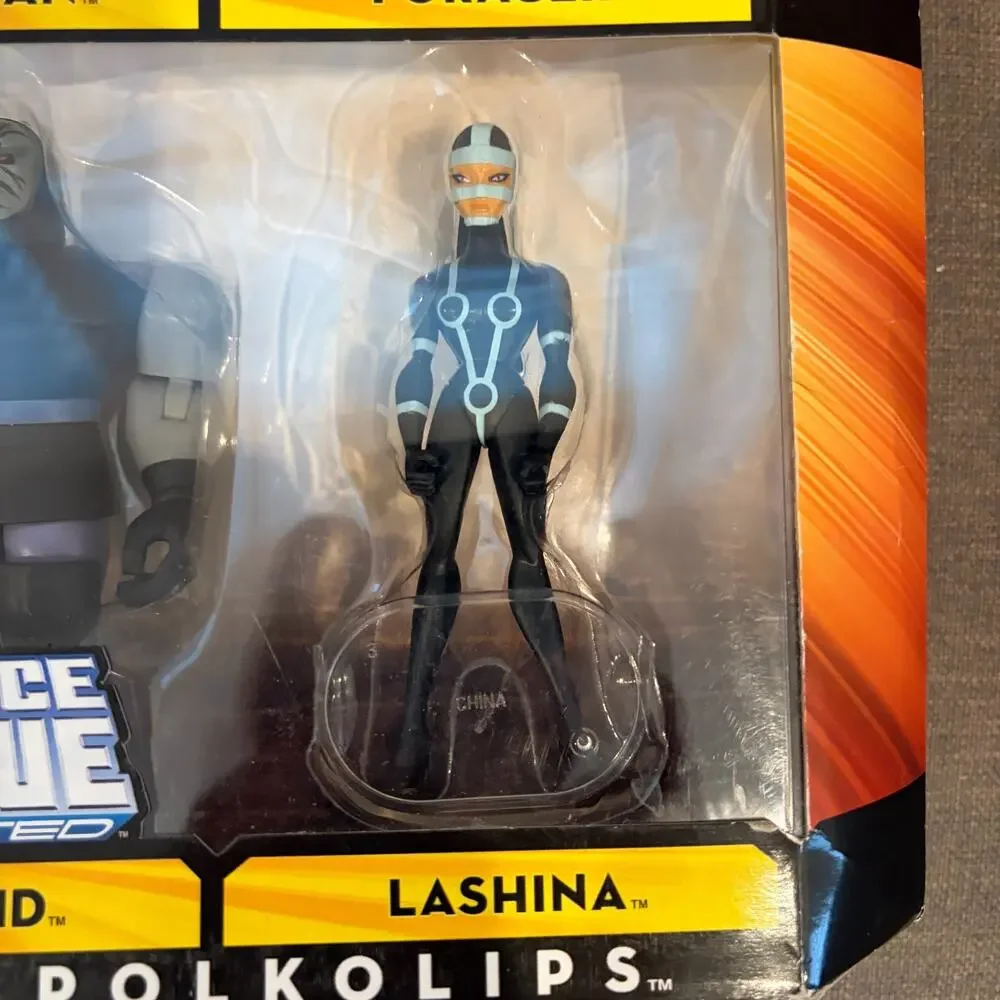 Justice League Unlimited Attack from Apokolips Figure Set Darkseid Lashina BOX